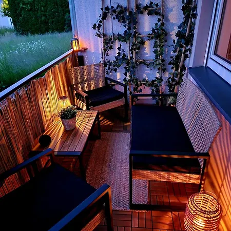 Apartamento Sonnenhang Im Boho-stil Mit Balkon, 500m Zum See, 2 Schlafzimmer