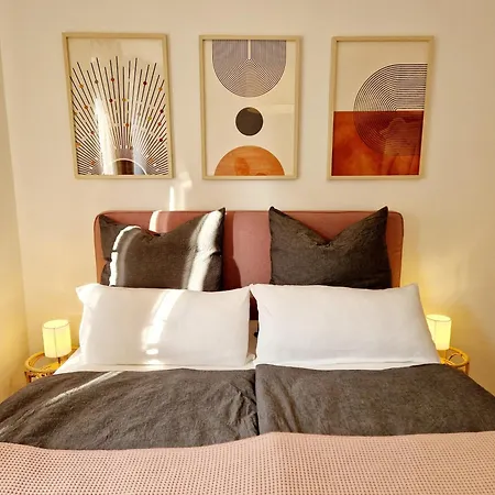 Appartement Sonnenhang Im Boho-stil Mit Balkon, 500m Zum See, 2 Schlafzimmer