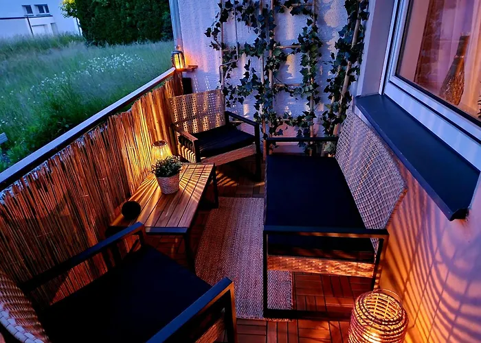 Apartment Sonnenhang Im Boho-stil Mit Balkon, 500m Zum See, 2 Schlafzimmer