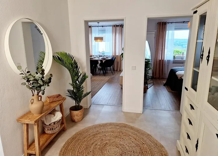 Sonnenhang Im Boho-stil Mit Balkon, 500m Zum See, 2 Schlafzimmer Möhnesee